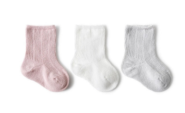 
                  
                    3 Pairs Baby Girl Boy Socks Toddler Cotton Baby Winter Clothes Accessories Pure Color Combed Cotton Baby Socks For Autumn 2020
                  
                
