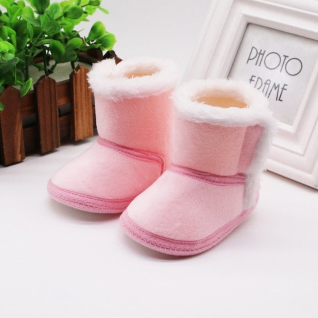 
                  
                    Winter Warm Fur Snow Booties - Baby Pink
                  
                