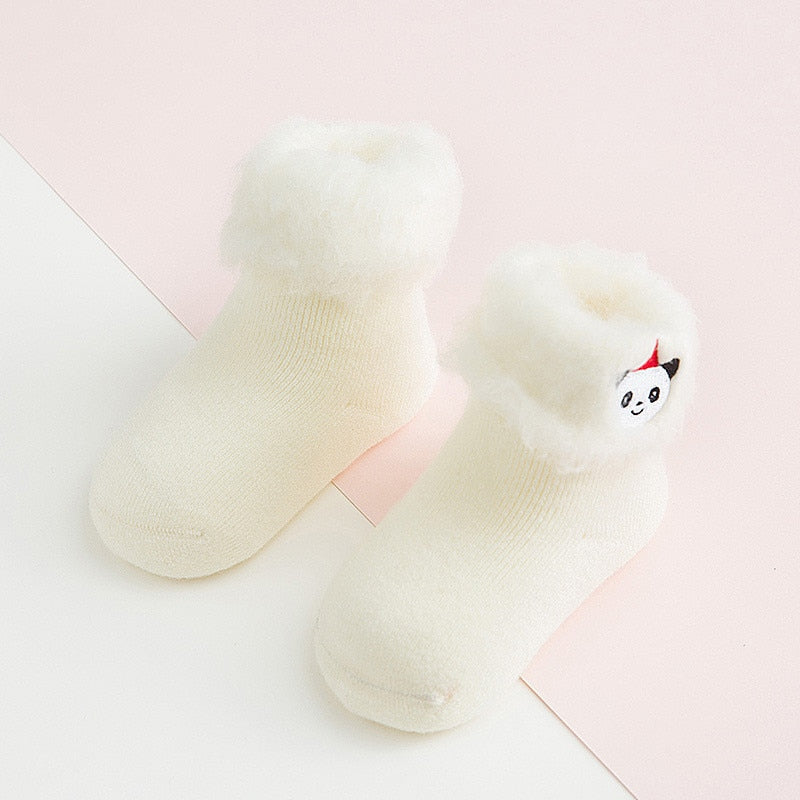 Winter Thick Socks - White Panda
