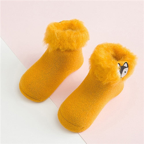 Winter Thick Socks - Yellow Fox
