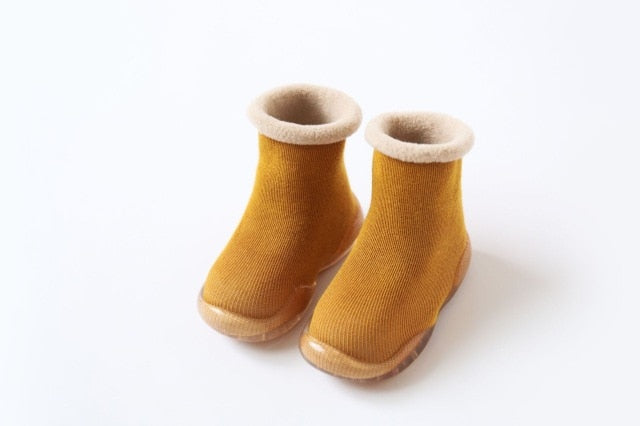 NEW! Extra Warm Sock Shoes - Brown