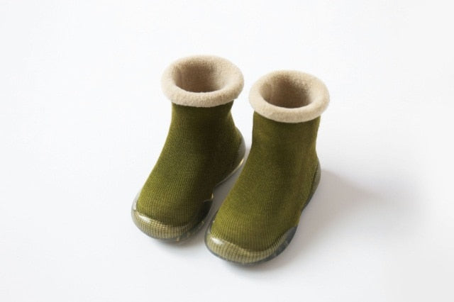 NEW! Extra Warm Sock Shoes - Army Green
