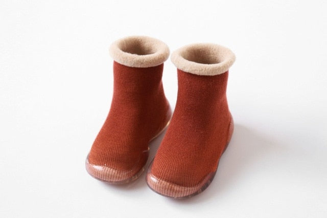 NEW! Extra Warm Sock Shoes - Berry