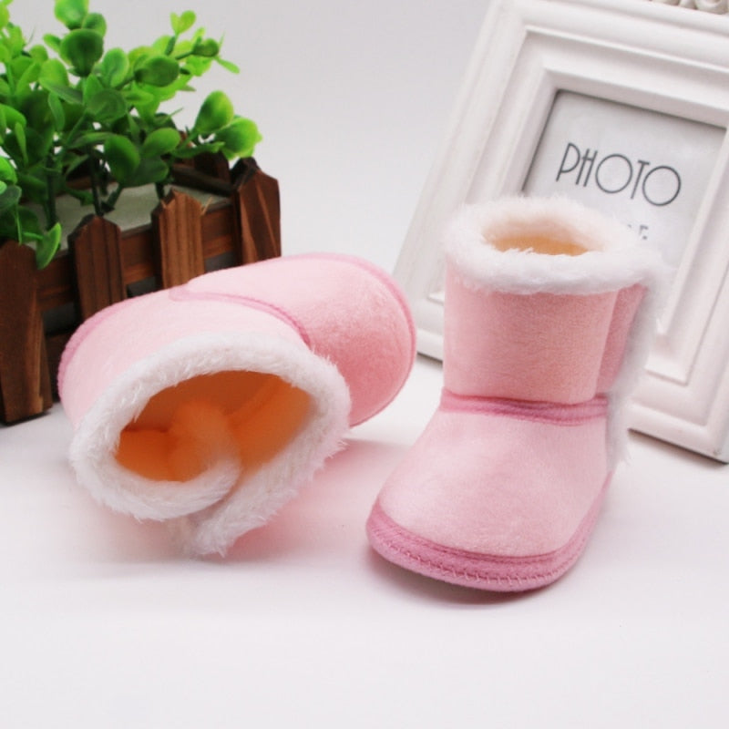 
                  
                    Winter Warm Fur Snow Booties - Baby Pink
                  
                